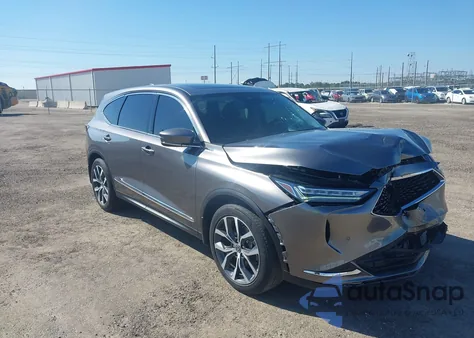 2022 Acura Mdx Technology Package z USA, uszkodzony, nr VIN 5J8YD9H46NL002832